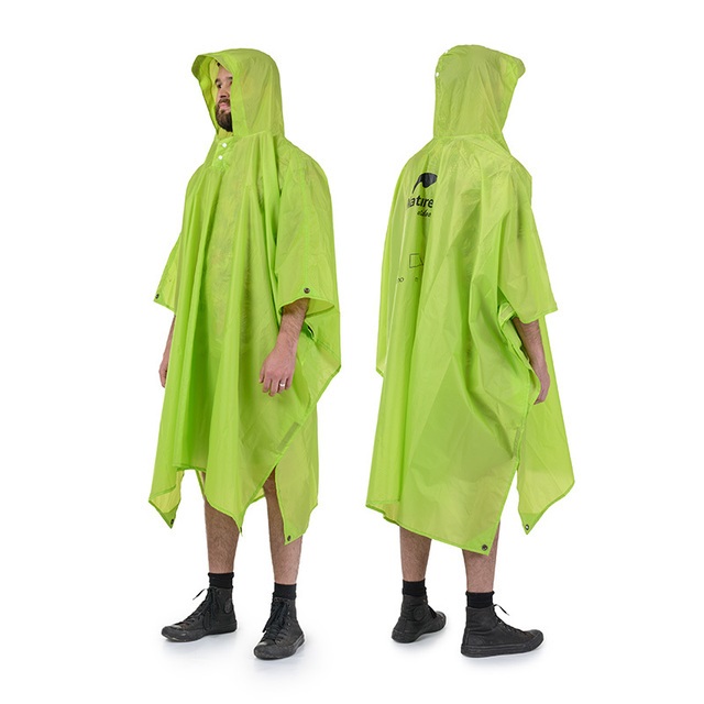 Naturehike 3v1 poncho 210T 300g Barva: Zelená