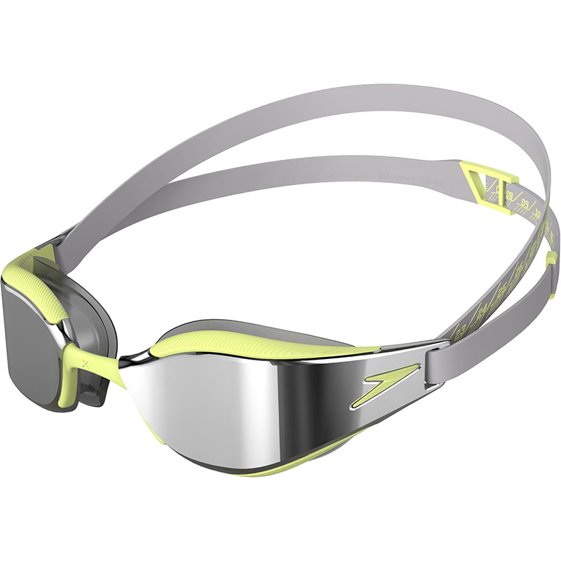 Speedo Fastskin Hyper Elite plavecké brýle Barva: Šedá / žlutá / šedá