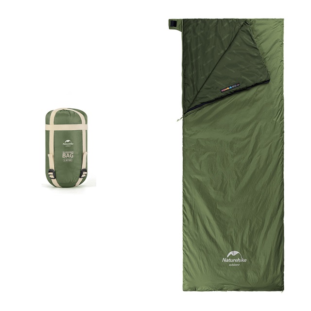 Levně Naturehike LW180 ultralehký spací pytel - velikost XL 680g Barva: Světle zelená
