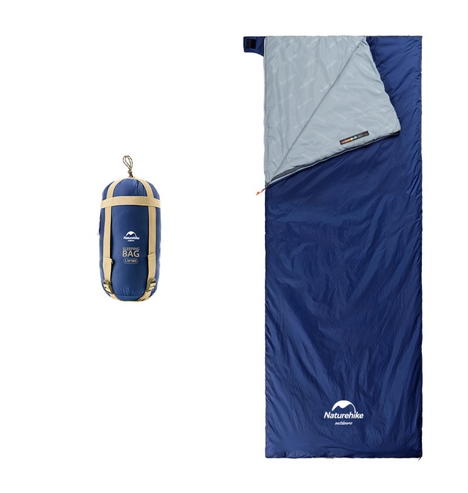 Levně Naturehike LW180 ultralehký spací pytel - velikost XL 680g Barva: Tmavě modrá