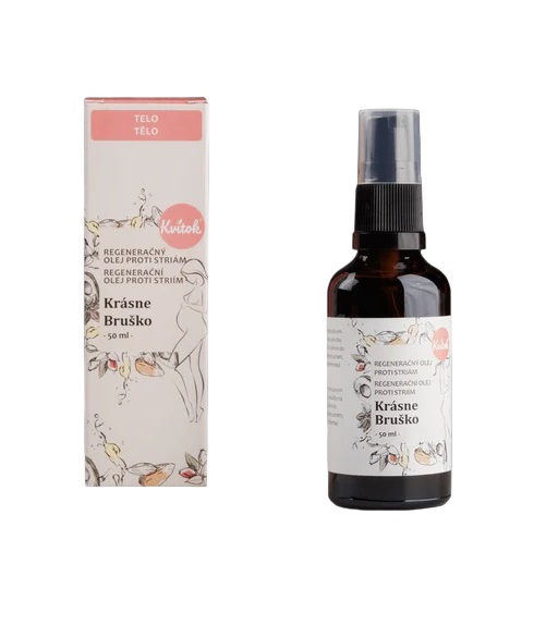 Kvitok Regenerační olej proti striím Krásné bříško (50 ml)