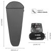 Naturehike extreme elastic sleeping bag liner grey2