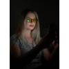 Žluté brýle blokující modré světlo Mito Light Pride Dusk Irenka na telefonu