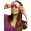 Daydream Flowers Pink Maska na oči na spaní na obličeji