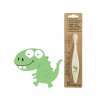 Jack N' Jill zubní kartáčky z kukuřičného škrobu pro děti Dino