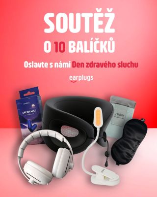 Velká soutěž s Earplugs: Vyhrajte jeden z 10 balíčků pro zdravý sluch i spánek! 🎧💤 Blíží se Světový den sluchu (3. 3.) a...
