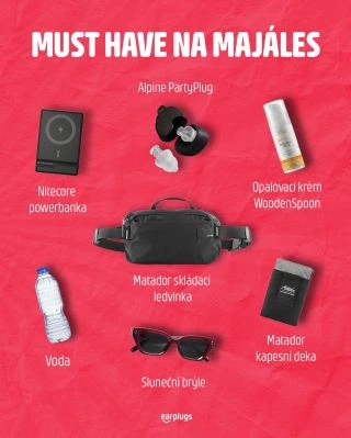 Chystáš se na Majáles? 📝 Tady je tvůj checklist, aby ti nic nechybělo. 🧘‍♀️ Proč mít špunty Alpine PartyPlug v kapse? •...