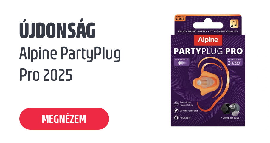ÚJDONSÁG Alpine PartyPlug Pro 2025