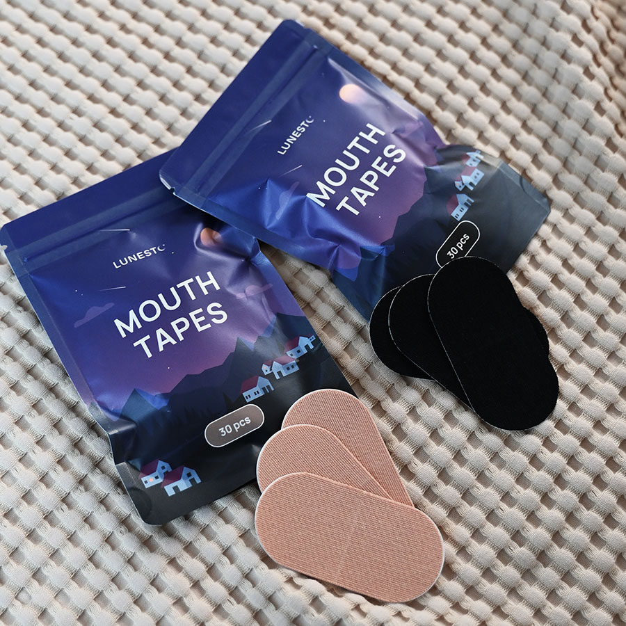 Hátsó nézet a Lunesto Mouth Tape-ről