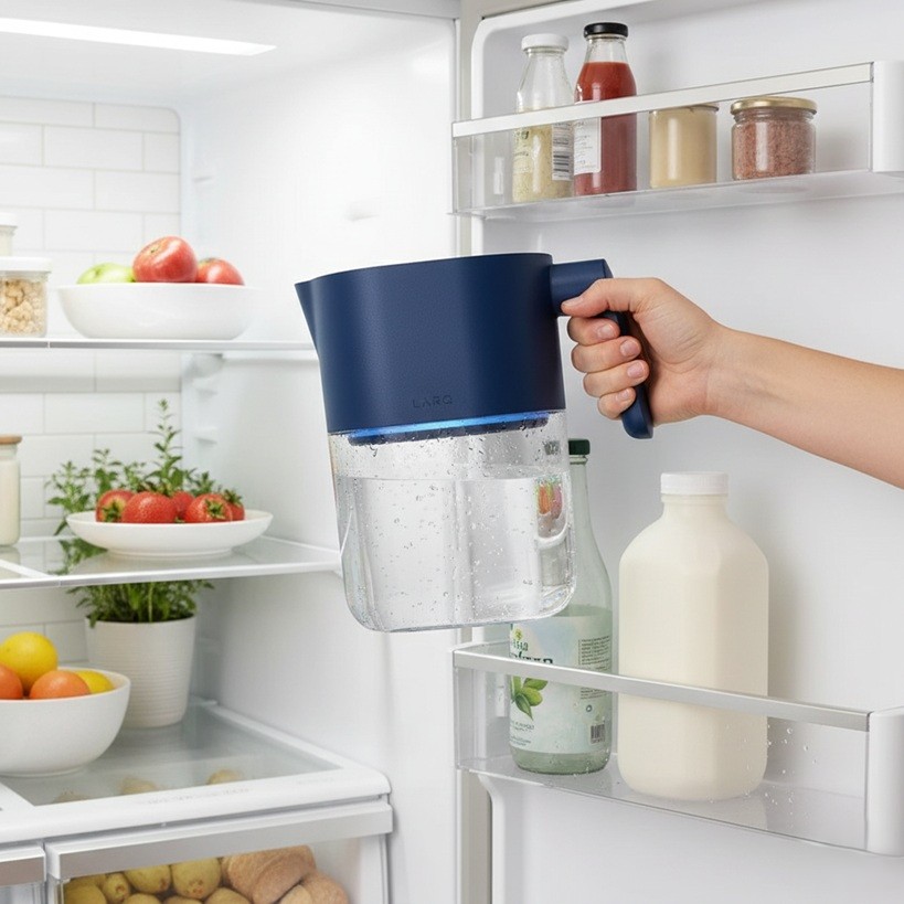 LARQ Pitcher PureVis UV-C és Nano Zero technológia