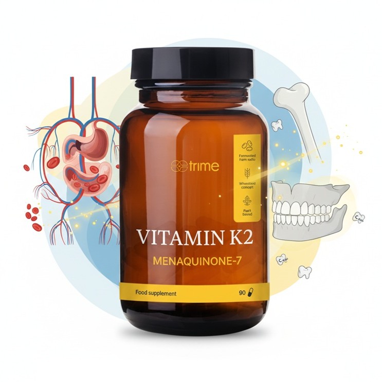 Trime K2-MK7-vitamin étrend-kiegészítő