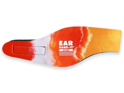 Ear Band-It® Ultra Batik narancssárga  Fejpánt úszáshoz