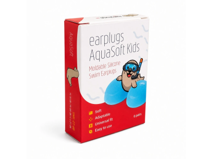 Earplugs AquaSoft Kids - 6 pár