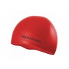 9122 2 aqua sphere plavecka cepice plain silicone cap cervena