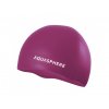 9122 3 aqua sphere plavecka cepice plain silicone cap ruzova