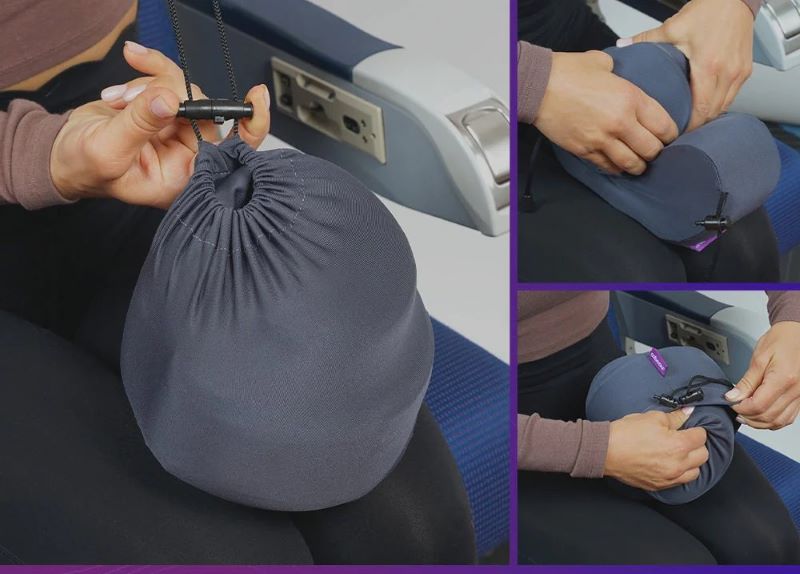 Pernă de călătorie Cabeau Evolution Plus - suprafață răcoritoare