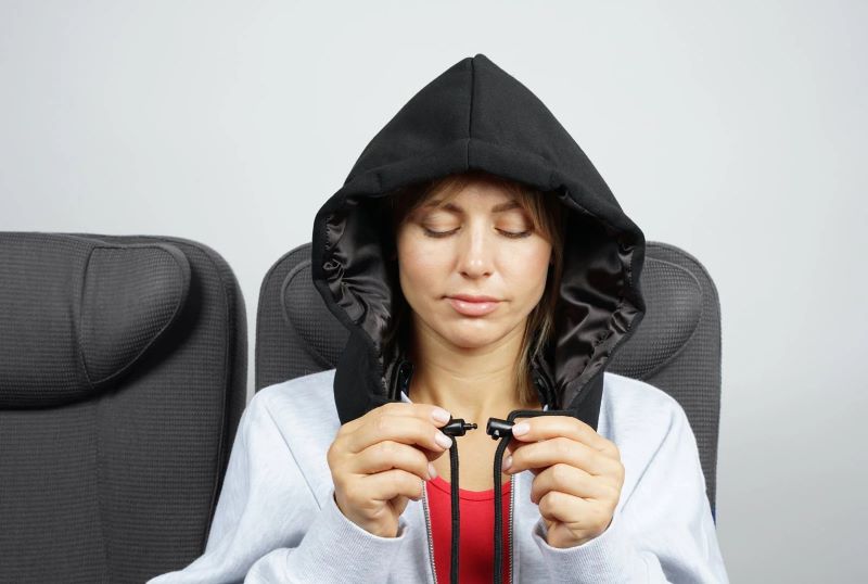 Detaliu materiale Nap Now Hoodie