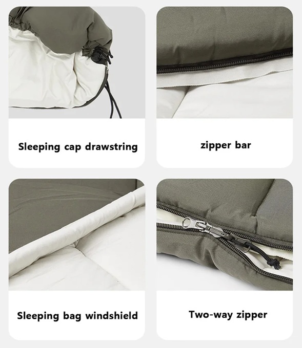 Sac de dormit Naturehike LD150 în utilizare