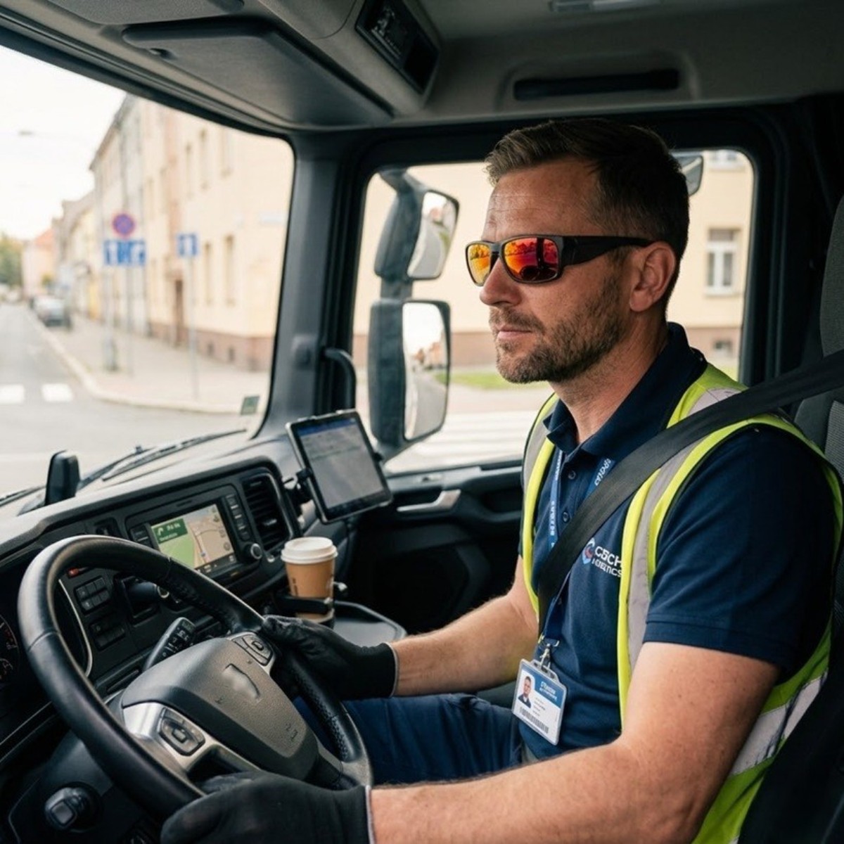 Lentilă verde oglindă a ochelarilor de protecție Bond cu tratament antireflex