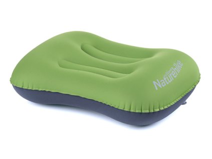 NatureHike Aeros Green pernă de călătorie gonflabilă în jurul gâtului dopuri de urechi