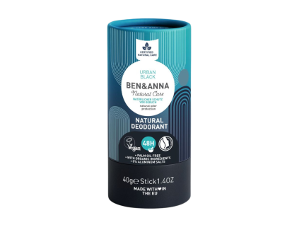 Ben & Anna Deodorant solid - Urban black 40g