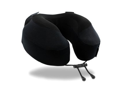 Perna de voiaj din spuma cu memorie Cabeau Evolution S3 Jet Black