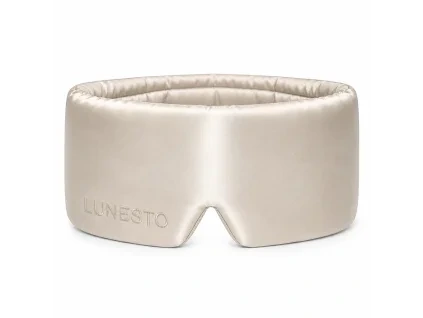 Mască de ochi din mătase 3D Lunesto Claire & Zen pentru somn