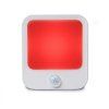 Lampă de noapte LED pentru priză cu senzor de mișcare fără componentă albastră