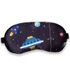 Mască de dormit pentru ochi cu navă spațială și rachetă