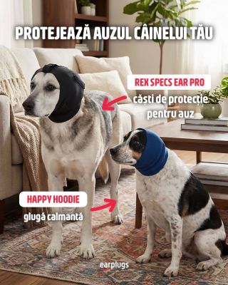 🐶Auzul câinilor este mult mai sensibil decât al nostru, iar zgomotele puternice, bruște sau de durată pot duce la stres,...