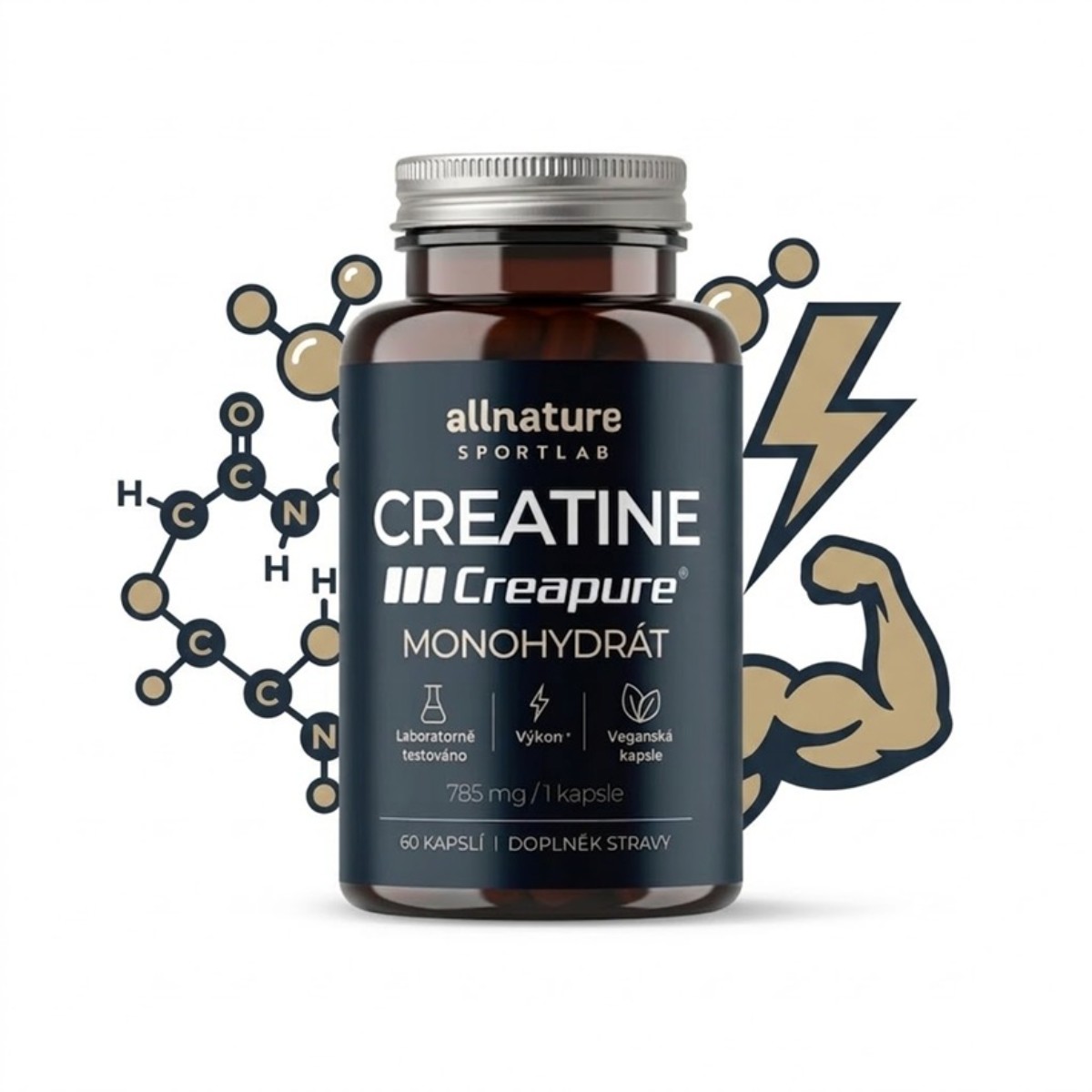 Užívanie kreatínu v kapsulách po tréningu so zapitím vodou