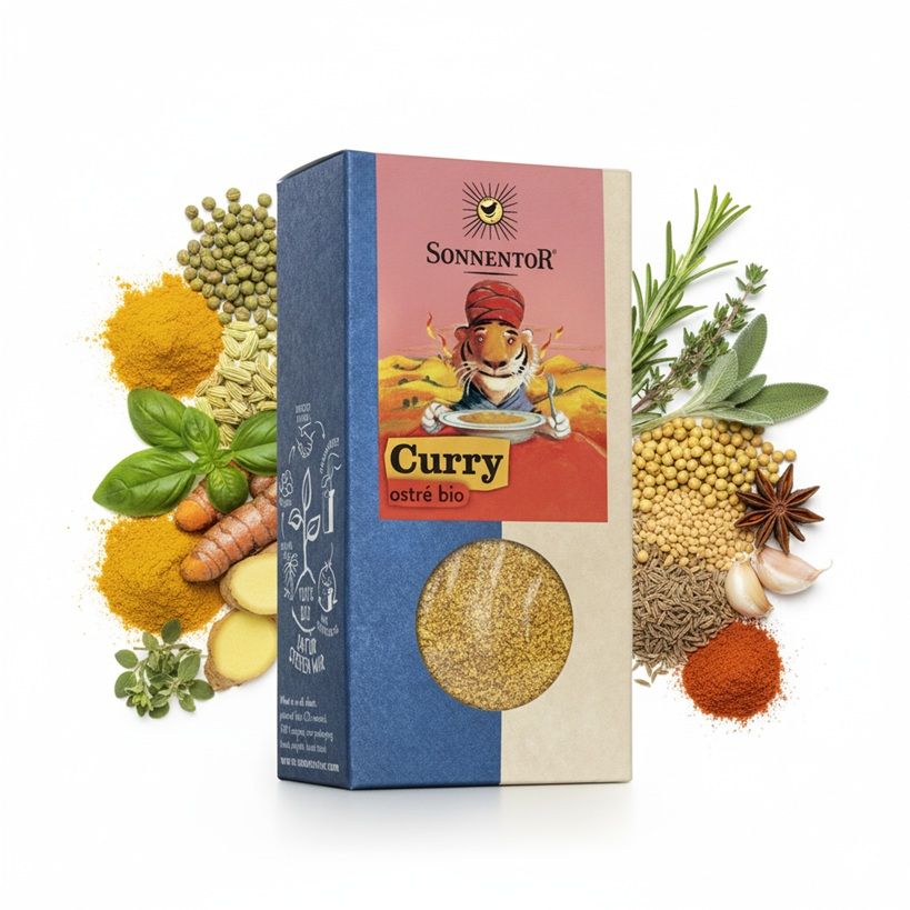 Sonnentor Curry ostré bio koření