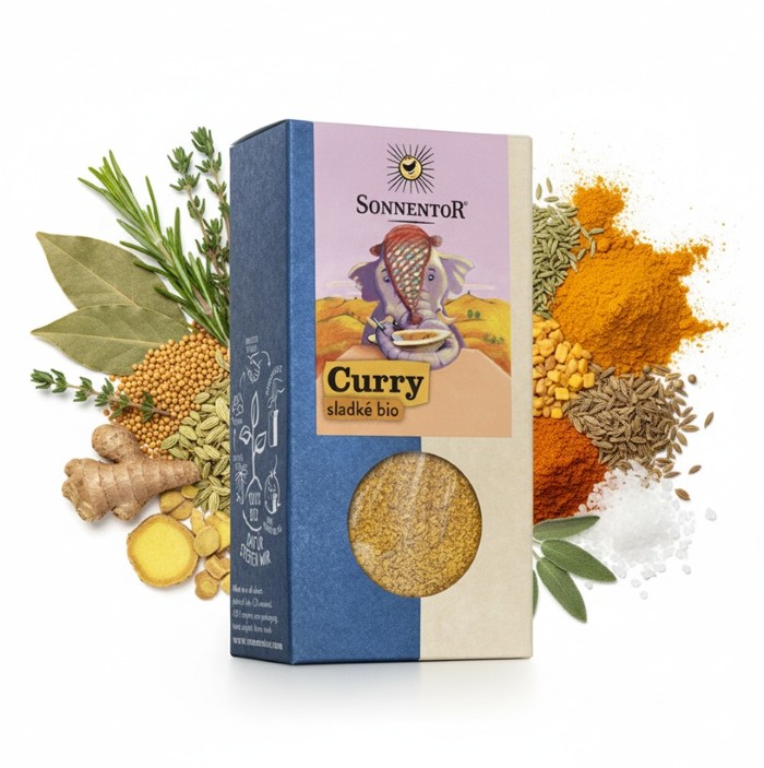 Sonnentor Sladké karí bio zmes korenín