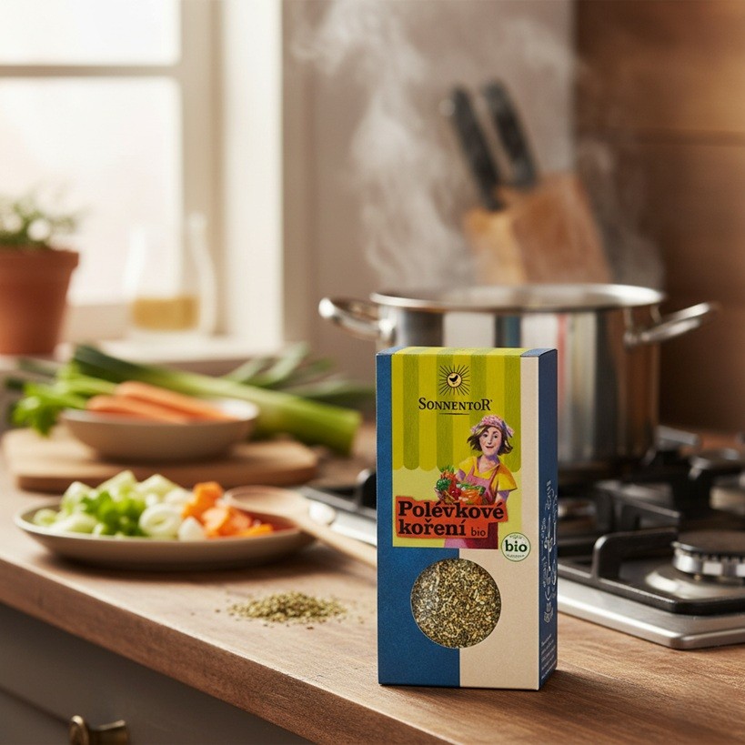 Bylinné zloženie polievkového korenia Sonnentor