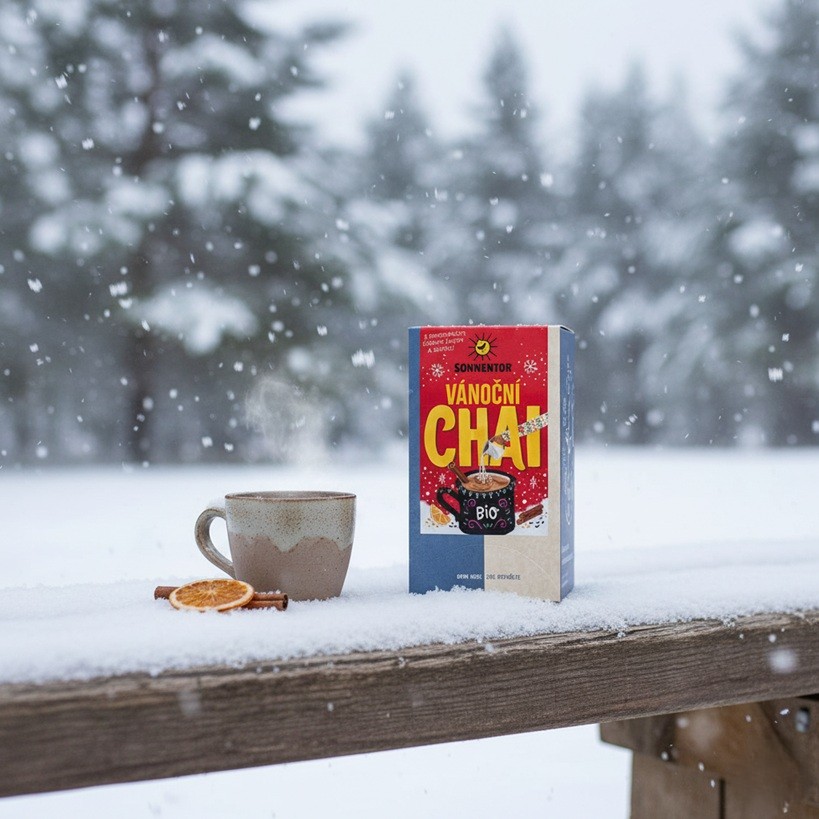 Příprava čaje Sonnentor Chai Vánoční