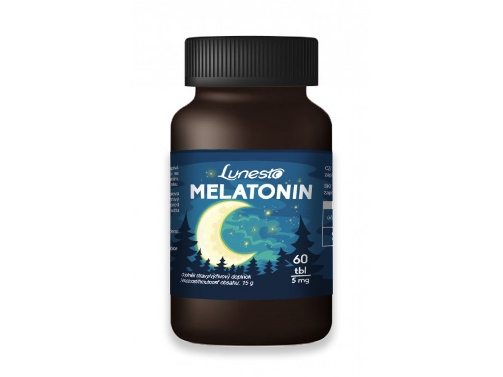 Lunesto Melatonin 5mg 60 tbl. produktové foto 2