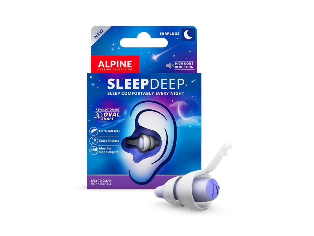 Alpine SleepDeep špunty do uší na spaní