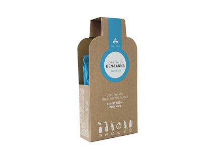 Ben & Anna Sprchový gél v prášku - Blue Basil 2×20 g  s vôňou eukalyptu