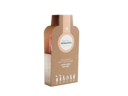 Ben & Anna Sprchový gél v prášku - Fruit Fusion 2×20 g  s vôňou tropického ovocia