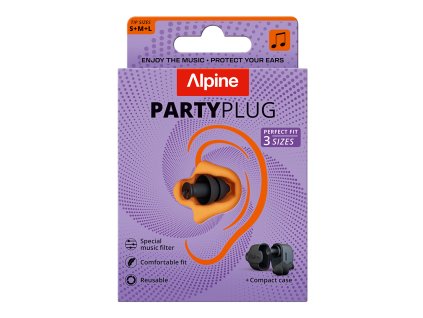Alpine PartyPlug 2025  Štuple do uší na hlasnú hudbu