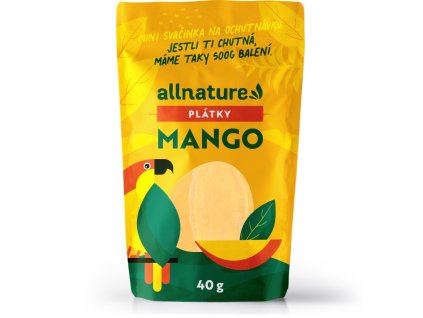 Allnature Sušené mango plátky 40 g