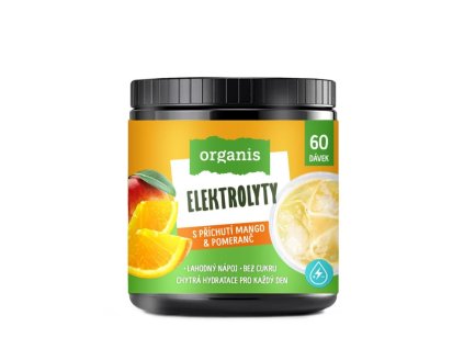 Organis Elektrolyty Mango + pomaranč 60 dávok