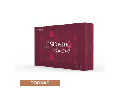 Drip it Šťastné a kávové vianočné edície - Cognac
