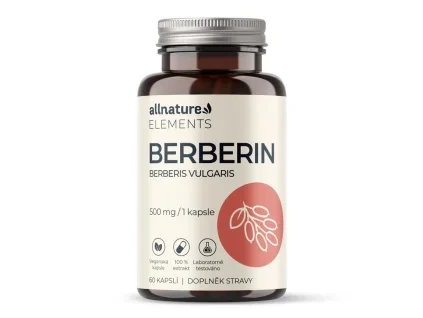 Allnature Elements Berberin 500 mg 60 kapsúl