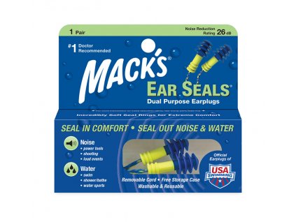 Mack's Ear Seals špunty do uší do vody a proti hluku