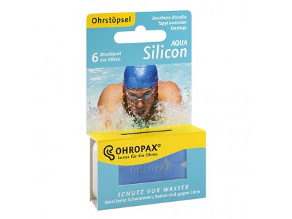 Ohropax Silicon Aqua silikonové špunty do uší na plavání