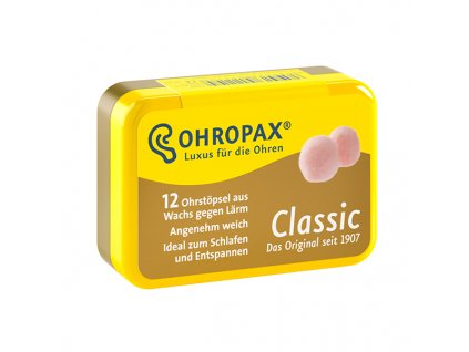 Ohropax Classic12 kusů voskové špunty do uší