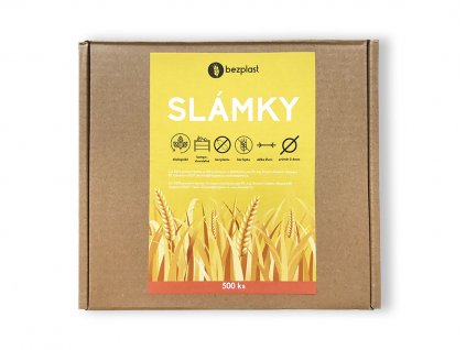 Slámky bezplast 21cm 500 kusů