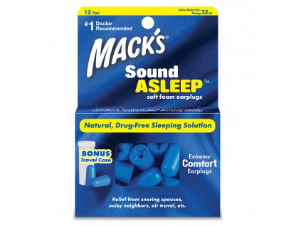 Mack's Sound Asleep - 12 párov  Štuple na spanie