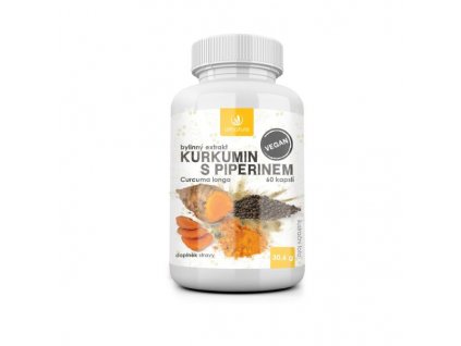 allnature kurkumin s piperinem bylinny extrakt 60 cps